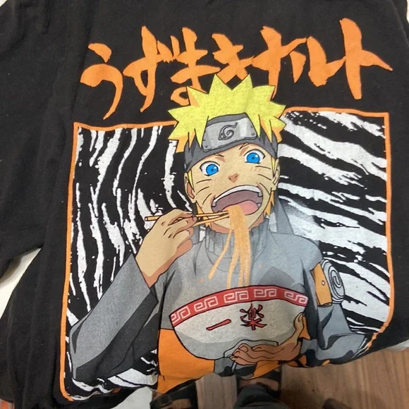 Anime Ramen Shop T-shirt large Black short sleeve - Picture 6 of 7